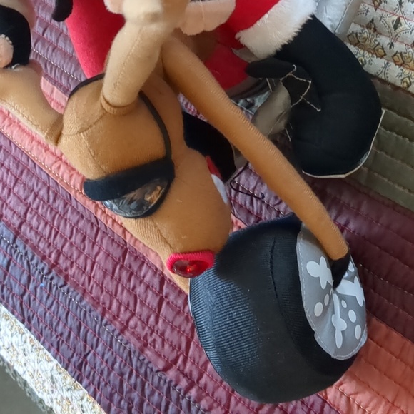 BEVERLY HILLS TOY CO* motorcycle Santa singing engine revving Santa is coming to - Picture 7 of 11